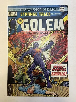Buy Strange Tales #176 Featuring The Golem 2nd App. 1974 Marvel Comics • 6.17£