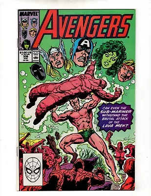 Buy Marvel Comics The Avengers Volume 1 Book #306 VF+ • 1.93£