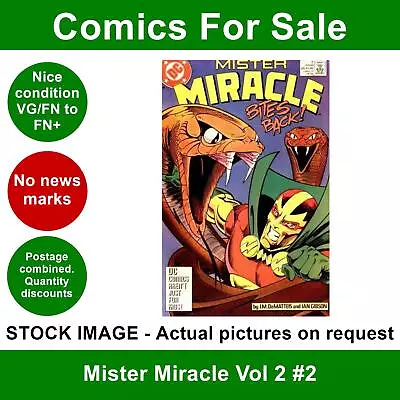 Buy DC Mister Miracle Vol 2 #2 Comic - VG/FN+ 01 February 1989 • 3.49£