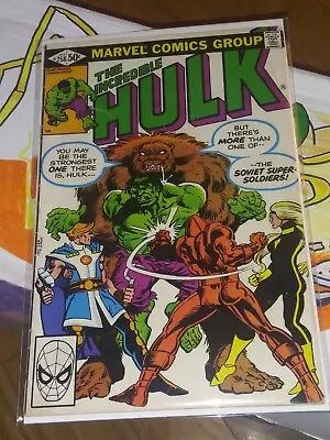 Buy Incredible Hulk # 258 (1981) 1st Full Team App. Soviet Super-Soldiers Ursa Major • 14.75£