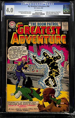 Buy My Greatest Adventure #80 CGC 4.0 DC 1963 1st Doom Patrol! M9 918 Cm • 601.87£