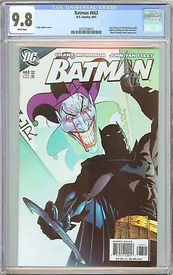 Buy Batman # 663 CGC 9.8 WP 2007 2137250013 Joker & Harley Quinn App • 69.89£