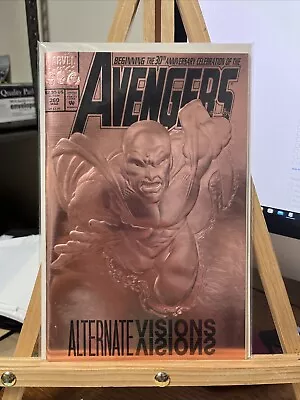Buy AVENGERS #360  1st Full Appearance Anti-Vision (1993) VISION FOIL COVER • 7.77£