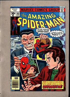 Buy Amazing Spider-man #169_june 1977_vf Minus_ Confrontation With Jjj _bronze Age! • 3.20£