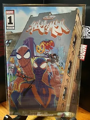 Buy SPECTACULAR SPIDER-Men #1 VIRGIN HUMBERTO RAMOS GRAFFITI EXCLUSIVE  203/999 COA • 27.14£