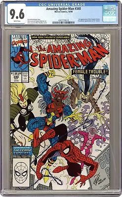 Buy Amazing Spider-Man #340 CGC 9.6 1990 4387239018 • 65.35£