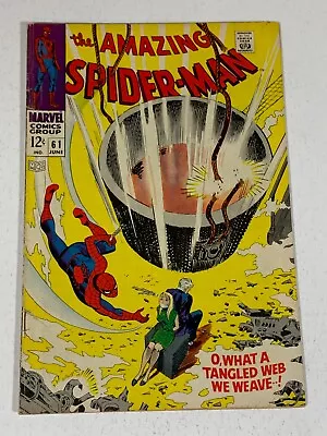 Buy 🔑Amazing Spider-Man (1968) #61 1st Gwen Stacy Cover * Romita / Stan Lee 🔥🔥 • 77.66£