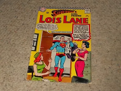 Buy 1966 Superman's Girlfriend Lois Lane DC Comic Book #63 - S.K.U.L. - Nice Copy!!! • 11.65£