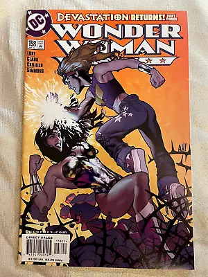 Buy Wonder Woman 158 / DC / Adam Hughes Cover / 2000 - VF/NM - Comic Book • 10.06£