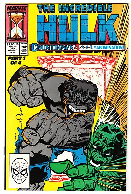 Buy THE INCREDIBLE HULK # 364 (1st Series) - Marvel 1989 (vf-) Countdown 4 (B) • 3.30£