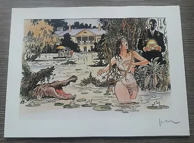 Buy Milo Manara Print (04) 38.5 X 28.5 Cm The Game Signed In Original • 16.86£