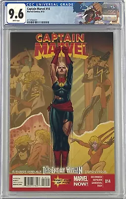 Buy Captain Marvel #14 2013 CGC Grade 9.6 Marvel Comics First Appearance Kamala Khan • 62.13£