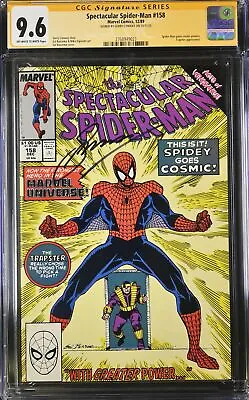 Buy * Spectacular SPIDERMAN #158 CGC 9.6 SS Conway 1st Cosmic Spidey! (2768949023) * • 139.75£