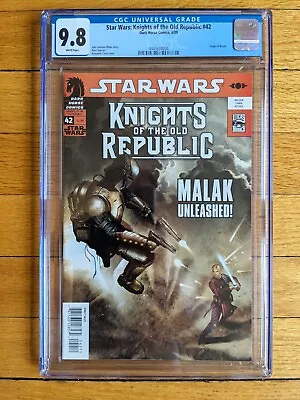 Buy Star Wars: Knights Of The Old Republic #42 Origin Of Revan 2009 CGC 9.8 NM/M • 326.17£