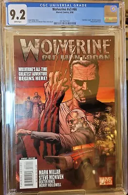 Buy Wolverine V3 #66 CGC 9.2 First Old Man Logan Deadpool 3 Wolverine 2008 WP • 62.13£