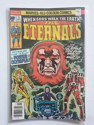 Buy THE ETERNALS Vol 1 When Gods Walked The Earth #5 JACK KIRBY Marvel Comics 1976 • 0.99£