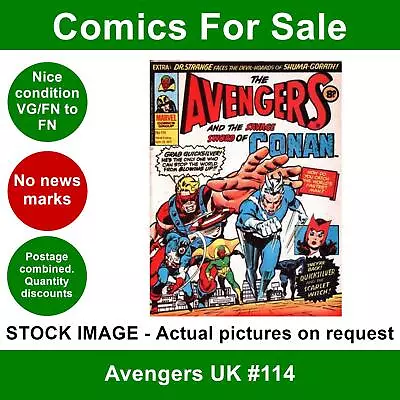 Buy Avengers UK #114 Comic - VG/FN Clean 22 November 1975 - Marvel UK • 5.99£