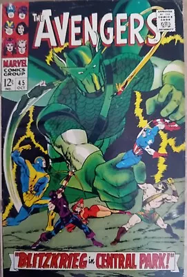 Buy Avengers #45 - VG (4.0) - Marvel 1967 - 12 Cents Copy - Don Heck Art • 13.99£