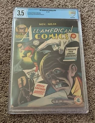 Buy ✨⬛️ All-American Comics #44 CBCS 3.5 1942 DC Comics Green Lantern Golden Age 🟦✨ • 1,164.91£