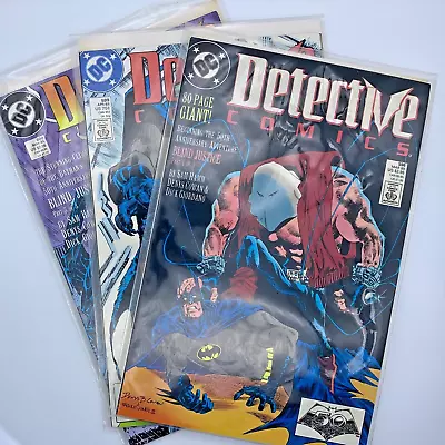 Buy DC Comics Detective Comics Blind Justice Part 1 - 3 #598 #599 #600 1989 • 6.83£