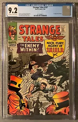 Buy STRANGE TALES #147 (1966) - CGC 9.2 - 1st Appearance Of Kaluu - Nick Fury App • 162.31£