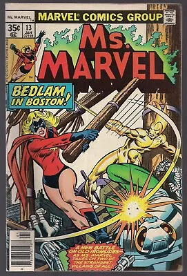 Buy Ms. Marvel #13 Carol Danvers 1978 Hecate App  Homecoming!  Bedlam In Boston! Vf- • 8.50£