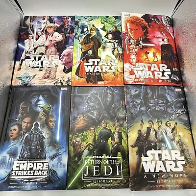 Buy Star Wars Marvel Graphic Novel Hardback Set Episodes 1-6 Rare • 79.99£