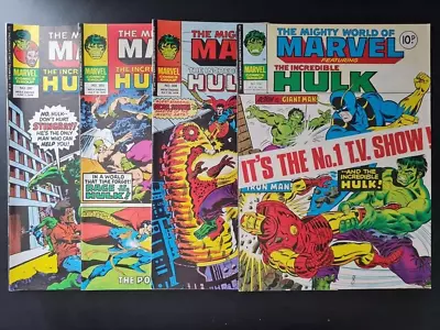 Buy The Mighty World Of Marvel #297 #303 #304 #316 Hulk Marvel Uk Weekly 1978 • 1.99£