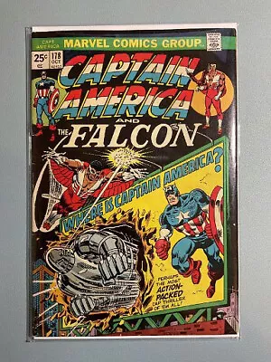 Buy Captain America(vol. 1) #178 -F- 1st App Roscoe - Marvel Key • 5.43£