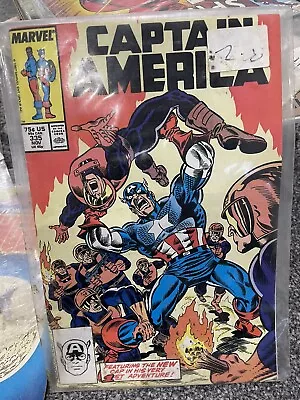 Buy Captain America #335 Marvel New Cap (Good Condition) 1987 • 5£