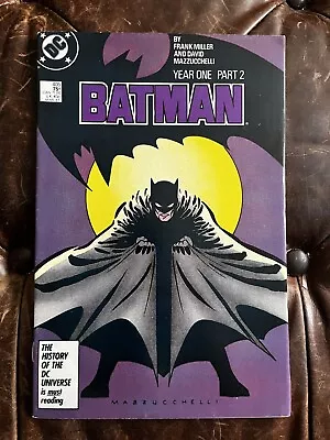 Buy Batman #405 1st Carmine Falcone! Frank Miller Year One Part 2! DC Comics 1987!!! • 11.90£