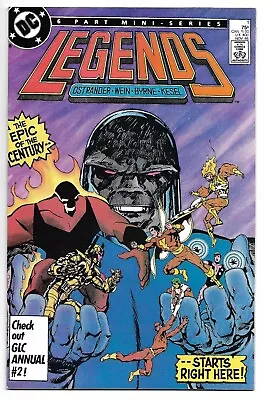Buy LEGENDS (1986) #1 (Complete With Mask Insert)  Back Issues • 8.99£
