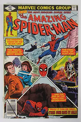 Buy Amazing Spider-Man #195 (1979) Key 2nd Black Cat & Origin FN 6.0 BR314 • 17.05£