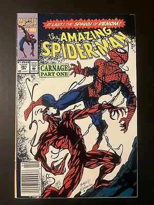 Buy The Amazing Spider-Man #361 Carnage 1st Appearance Marvel 1992 • 46.59£