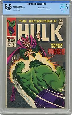 Buy Incredible Hulk #107 CBCS 8.5 1968 21-1EAEE22-205 • 124.26£