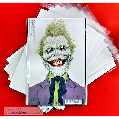 Buy Comic Bags ONLY Acid-Free Size17 For Silver Age Image Eg DC Joker Comics X 25 • 12.98£