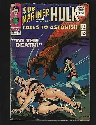 Buy Tales To Astonish #80 GDVG Kirby Sub-Mariner Puppet Master Krang Hulk Mole Man • 5.40£