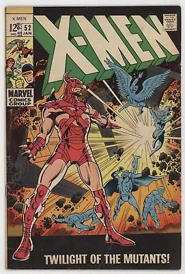 Buy Uncanny X-Men 52 Marvel 1969 FN Polaris Cyclops Jean Grey 1st Erik The Red • 55.53£