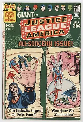 Buy Justice League Of America 85 DC 1970 VF Superman Batman Flash Wonder Woman Green • 25.63£
