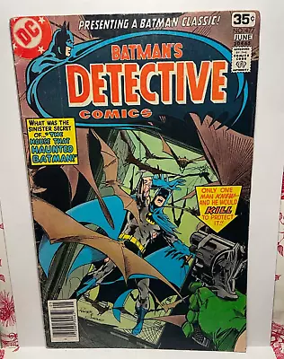 Buy Vintage BATMAN 1978 Detective Comics # 477 Marshall Rogers Neal Adams Art DC • 5.43£