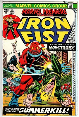Buy Marvel Premiere #24, Featuring Iron Fist, Fine - Very Fine Condition • 14£