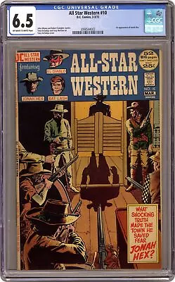 Buy All Star Western #10 CGC 6.5 1972 3998544002 1st App. Jonah Hex • 322.29£