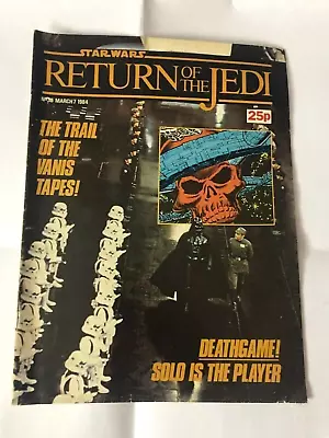 Buy STAR WARS RETURN OF THE JEDI #38 7th March 1984 Marvel Comic Weekly Magazine • 2.25£