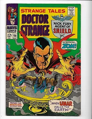 Buy Strange Tales 156 1967 Marvel Comics VG/F 5.0 Doctor Strange Nick Fury Steranko • 17.86£