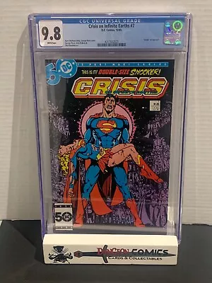 Buy Crisis On Infinite Earths # 7 CGC 9.8 Death Of Supergirl George Perez DC [GC27] • 100.95£