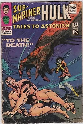 Buy Tales To Astonish #80, June1966! Good+ Condition! Silver Age Marvel Classic!! • 10.10£