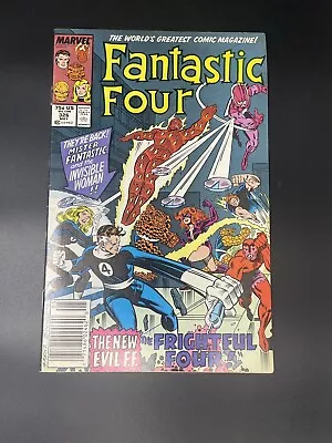 Buy FANTASTIC FOUR 326 HIGH GRADE NM+ Newsstand Marvel COPPER AGE 1988 Sharp Copy • 2.32£