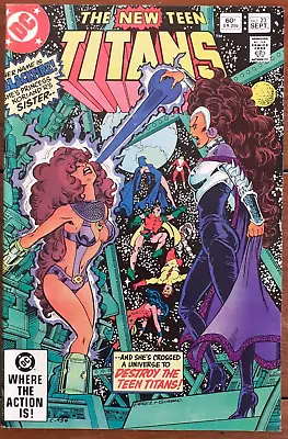 Buy The New Teen Titans #23, 1st Blackfire, Dc Comics, September 1982, Fn- • 6.99£