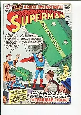 Buy Superman 182 Fn- 1st Silver-age Toyman 1966 • 14.76£