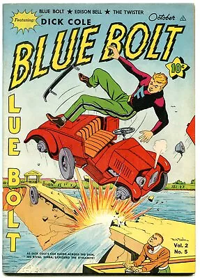 Buy Blue Bolt Vol. 2--#5--1941--COMIC BOOK--Novelty--VF- • 170.85£